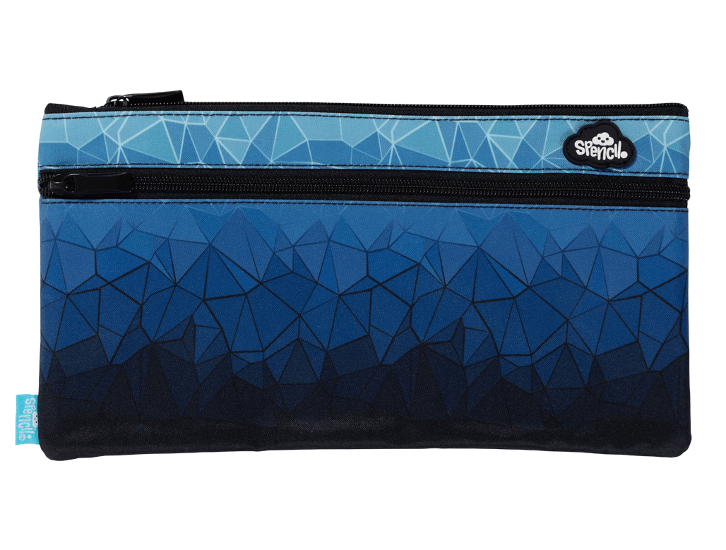 Spencil | Twin Zip Pencil Case | Fractal