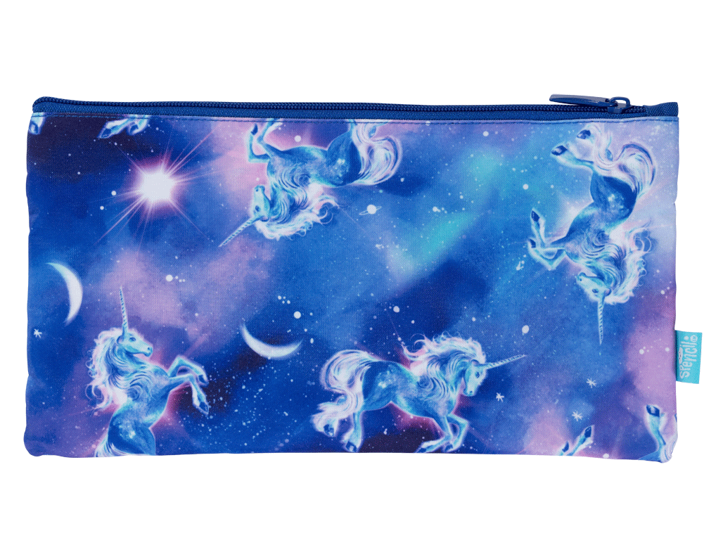 Spencil | Twin Zip Pencil Case | Moonlit Unicorn