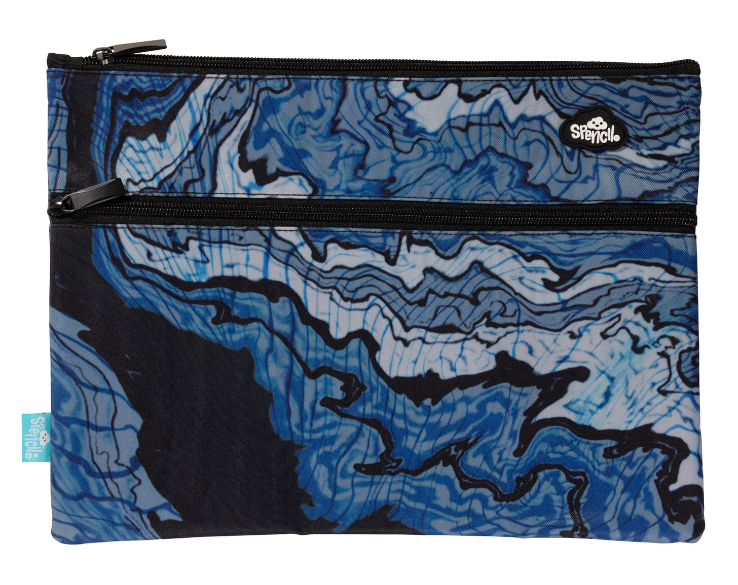 Spencil | A4 Twin Zip Pencil Case | Ripple Effect