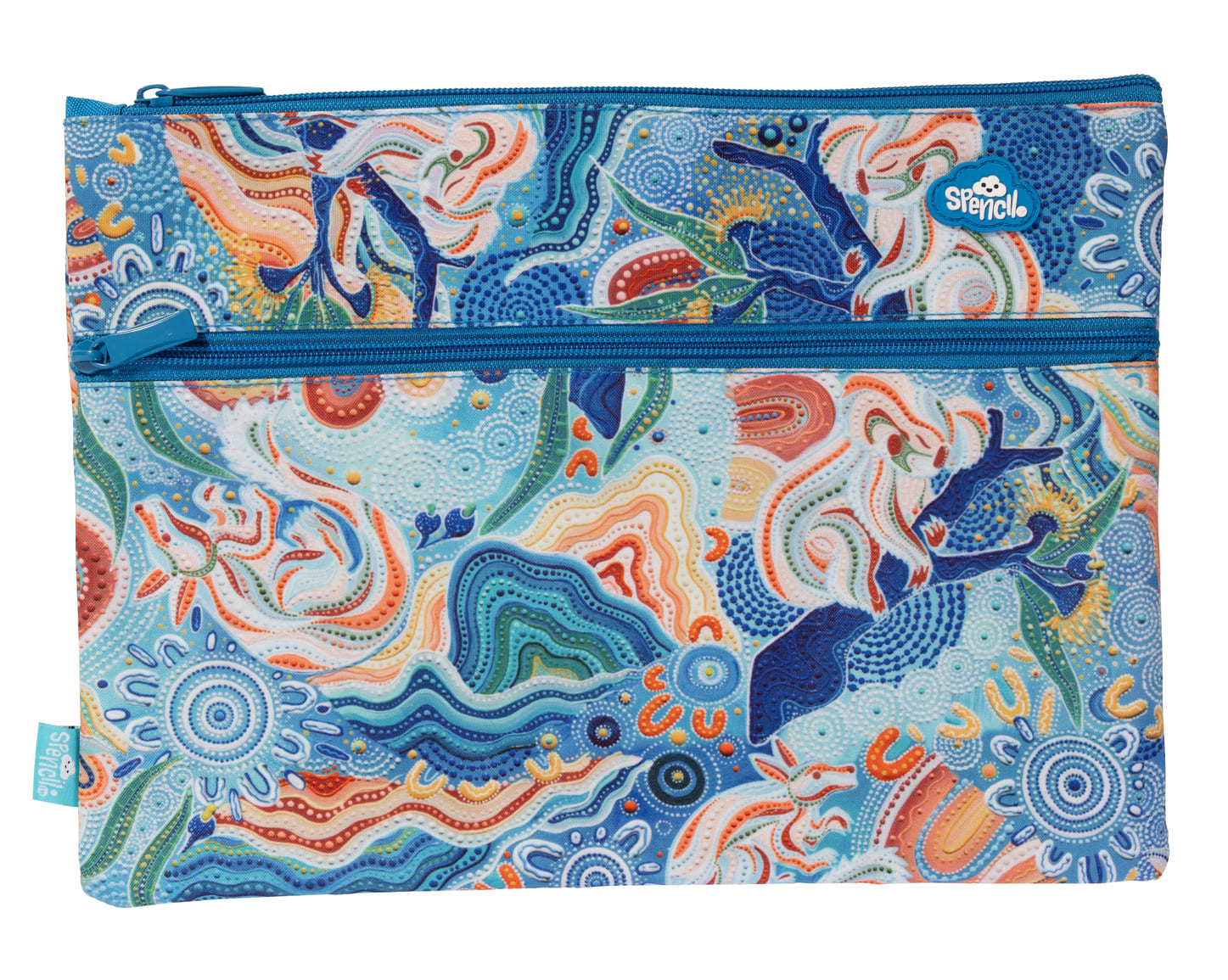 Spencil | A4 Twin Zip Pencil Case | Wani-Wani Watina