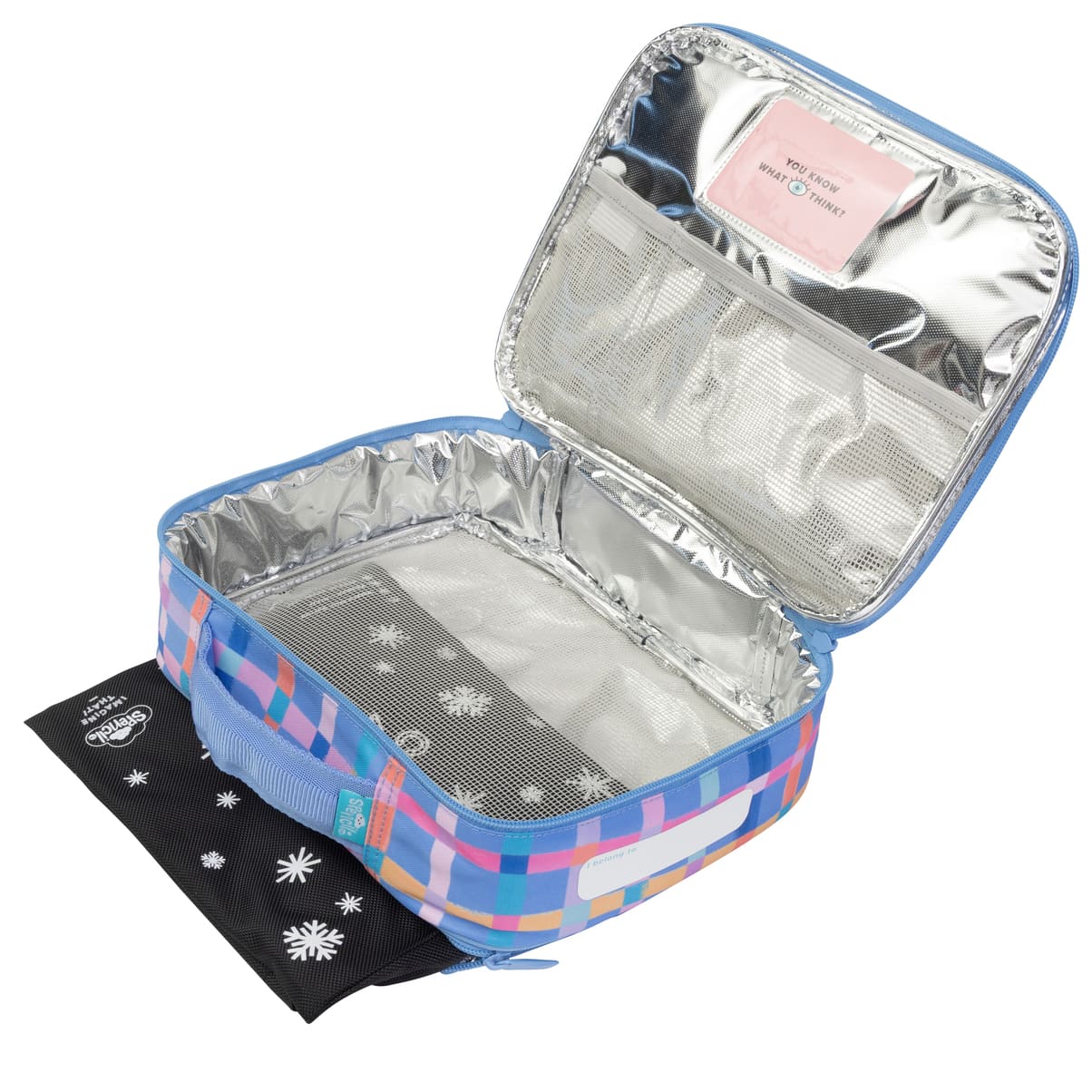 Spencil | Big Cooler Lunch Bag + Chill Pack | Pastel Plaid