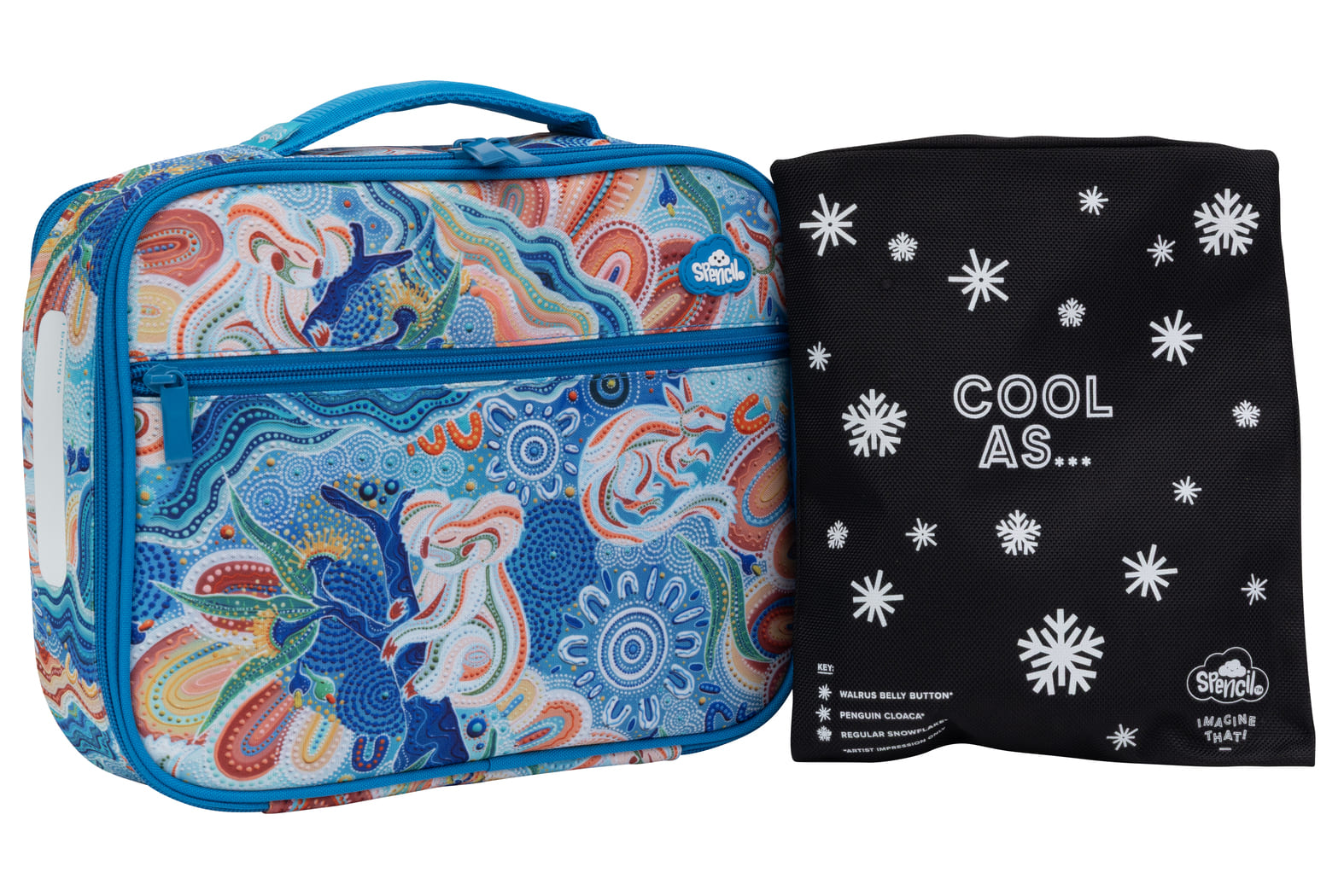 Spencil | Big Cooler Lunch Bag + Chill Pack | Wani-Wani Watina