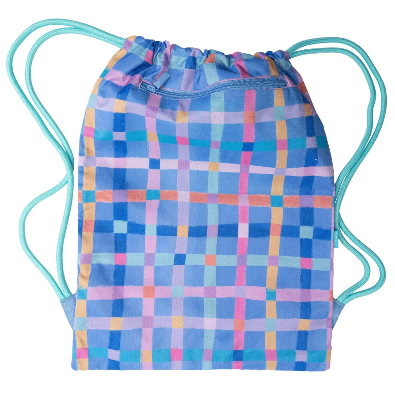 Spencil | Big Drawstring Bag | Pastel Plaid