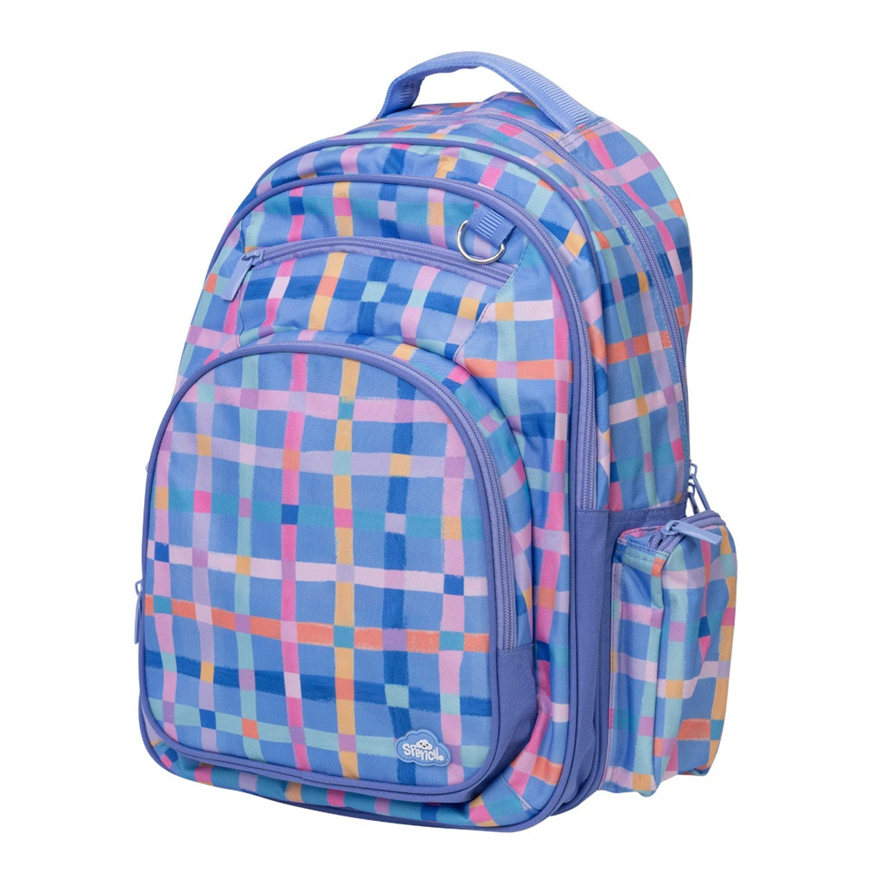 Spencil | Big Kids Backpack | Pastel Plaid