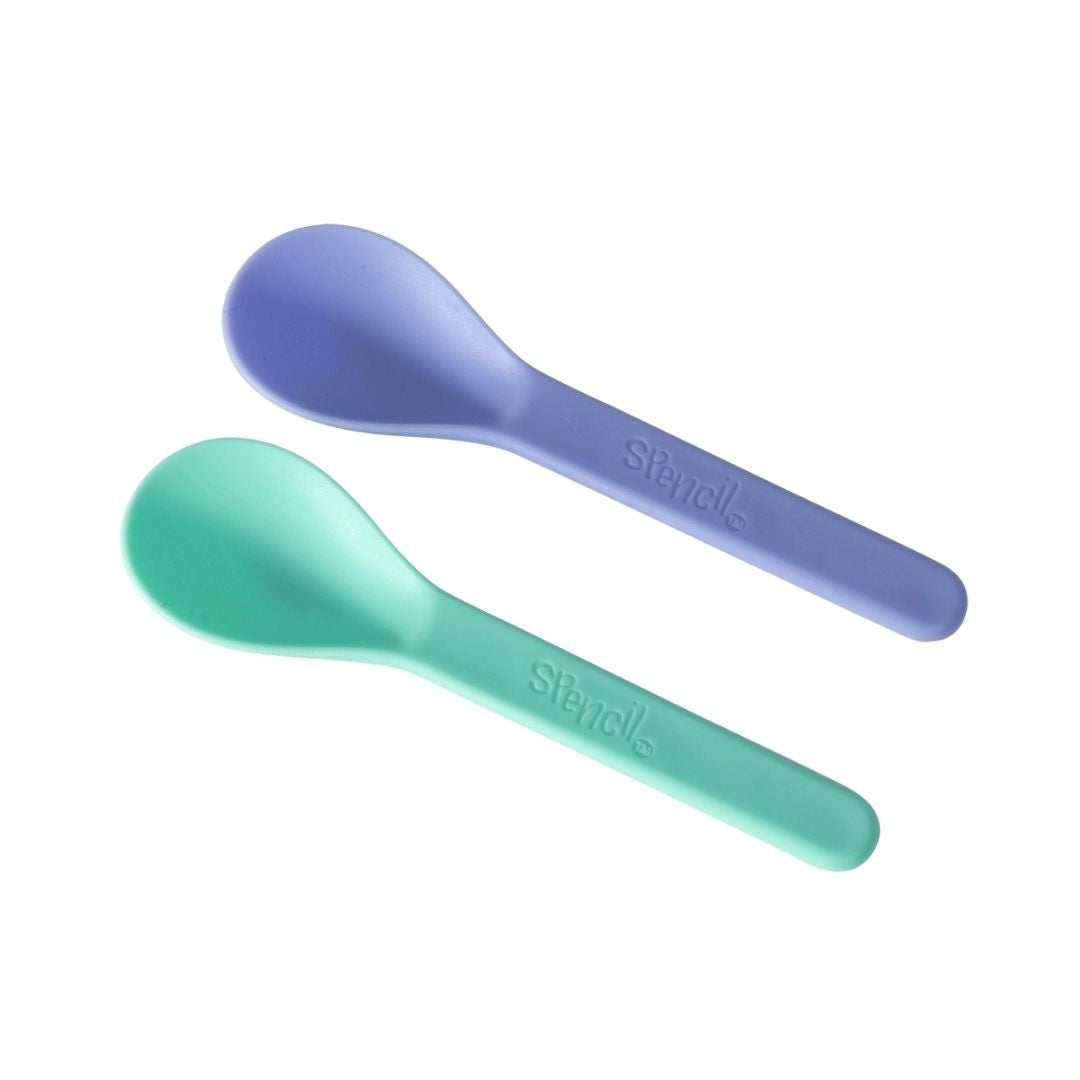 Spencil | Spoon Set 2pk | Mint/Periwinkle