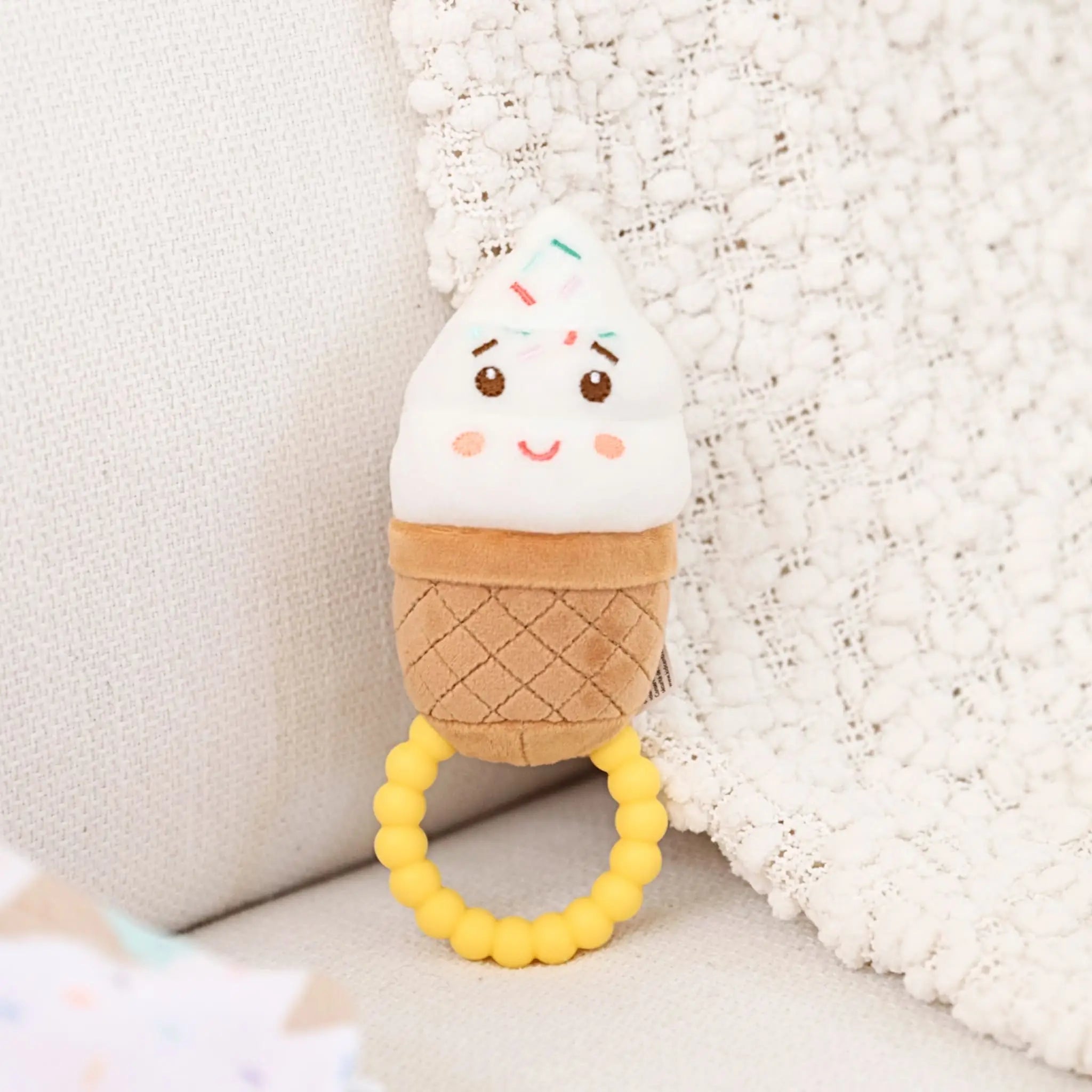 Splosh | Mary Meyer Sweet Soothies Teether Rattle | Ice Cream