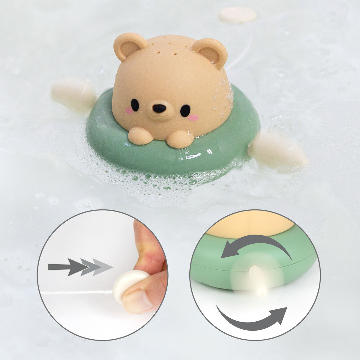 Tiger Tribe | Bath Paddle Boat - Bear