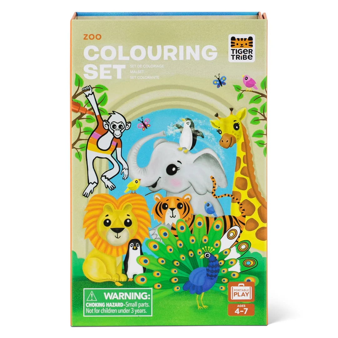 Tiger Tribe | Colouring Set | Zoo