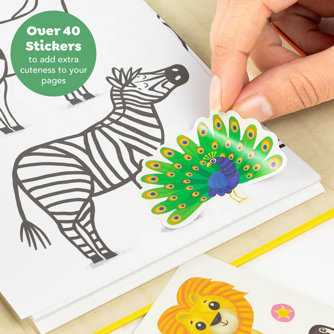Tiger Tribe | Colouring Set | Zoo