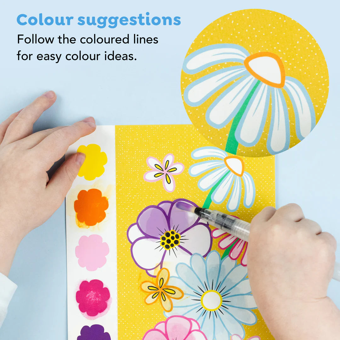 Tiger Tribe | Paint-a-Picture Set | Butterflies & Flowers