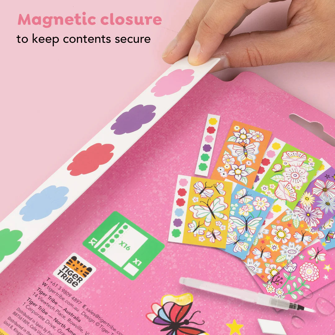 Tiger Tribe | Paint-a-Picture Set | Butterflies & Flowers