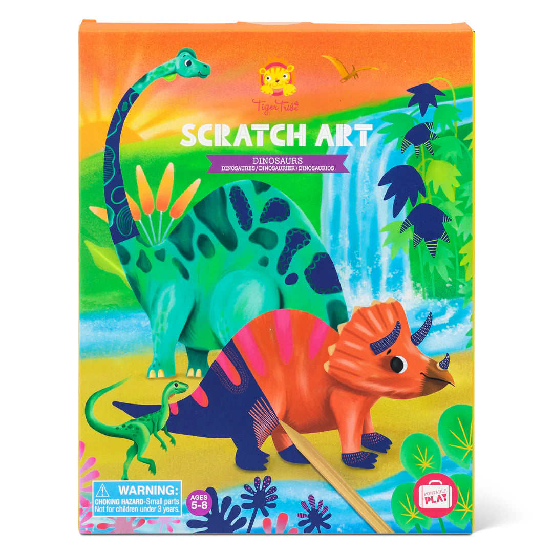 Tiger Tribe | Scratch Art | Dinosaurs