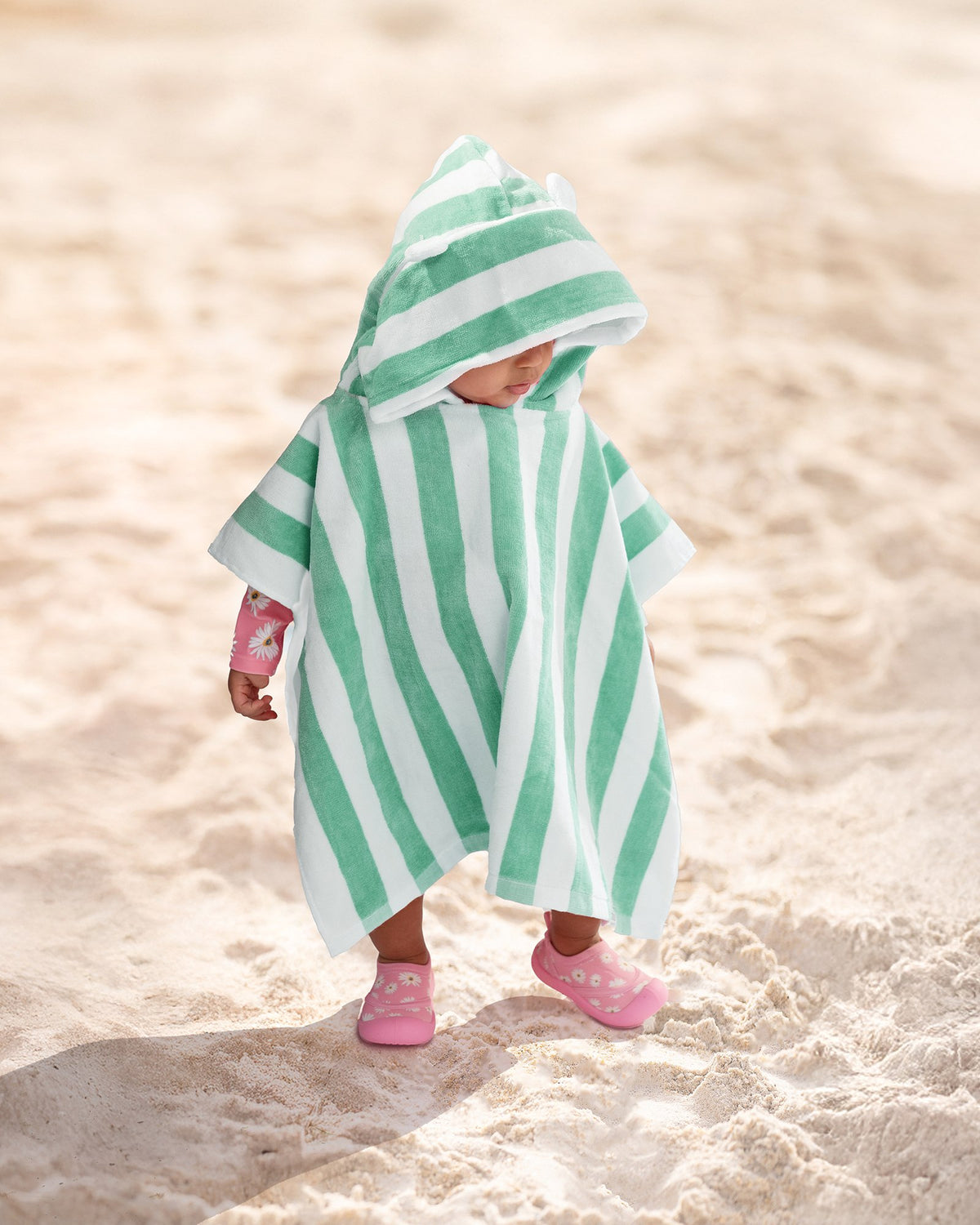 Toshi | Hooded Towel Beachcomber Seagrass