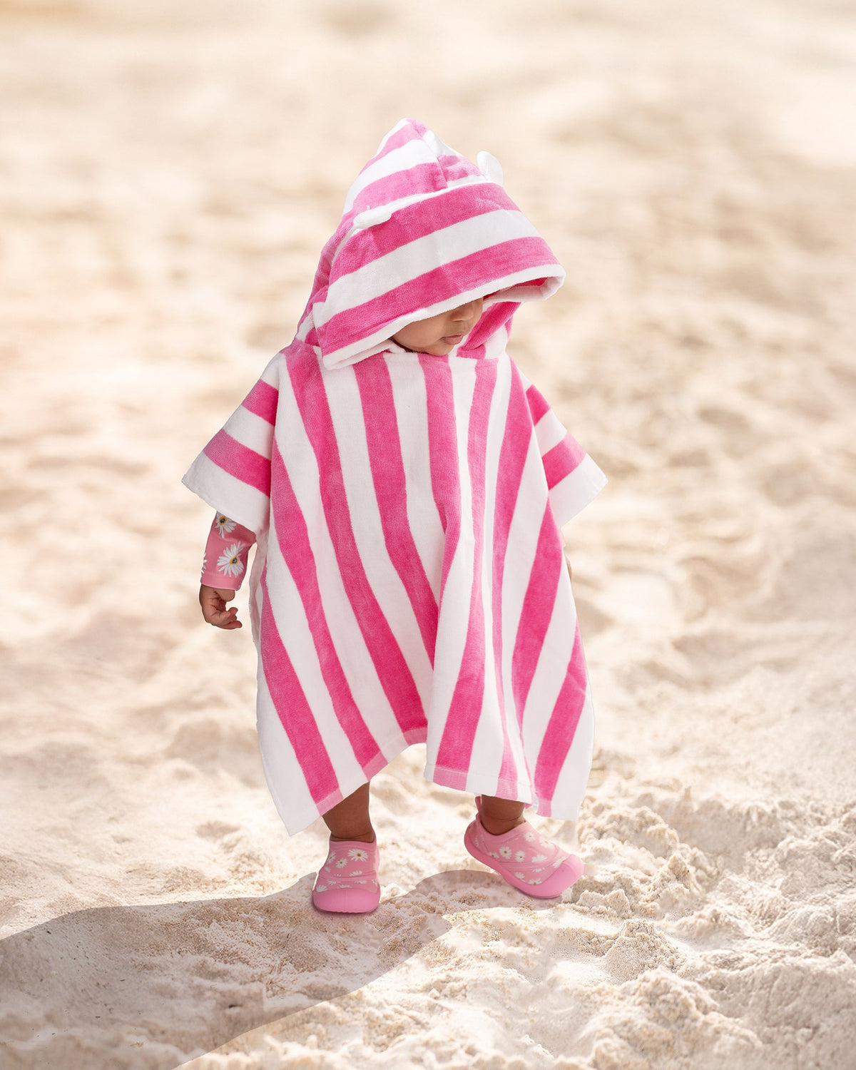 Toshi | Hooded Towel Beachcomber Watermelon