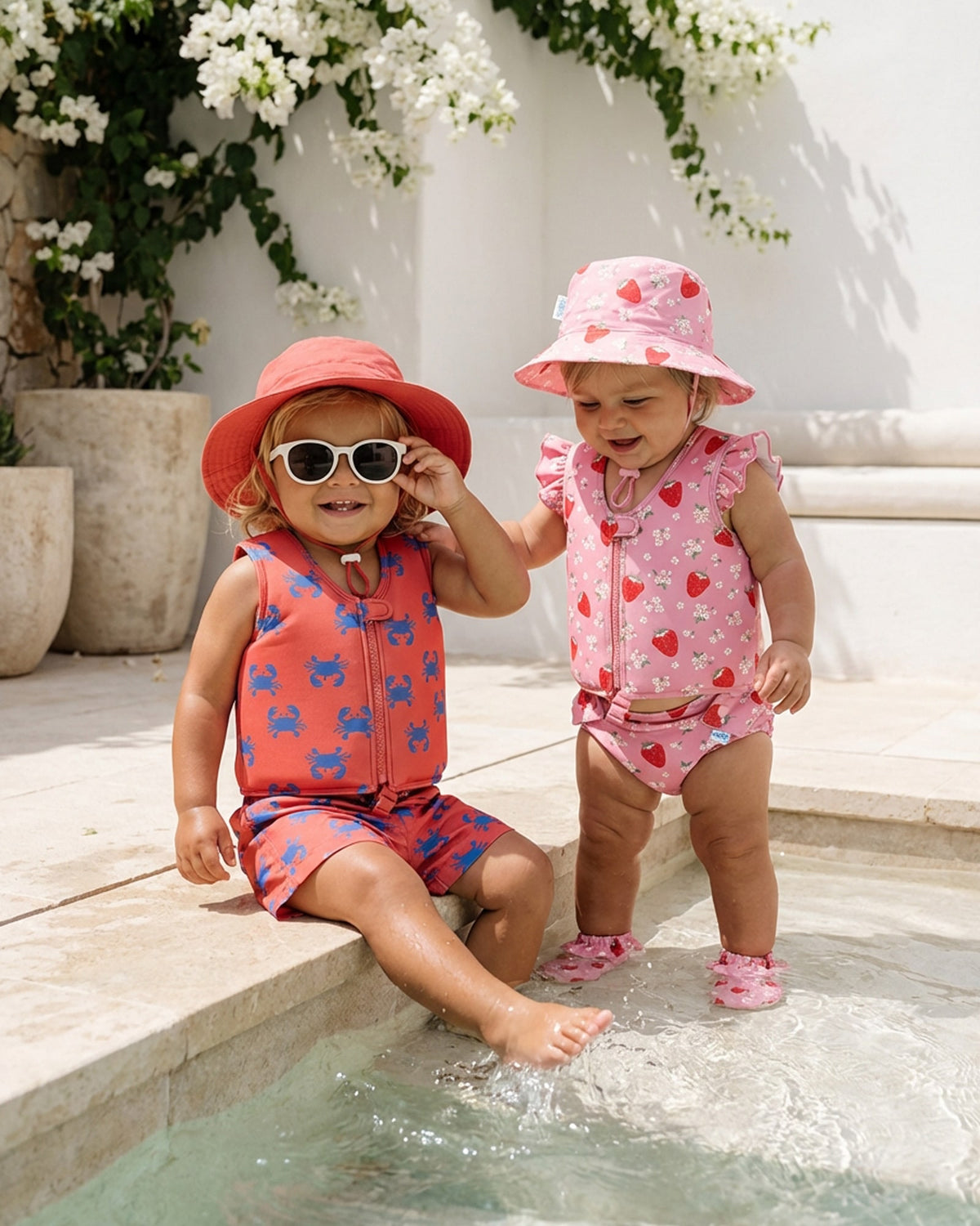 Toshi | Reusable Swim Nappy Twinkle Strawberry