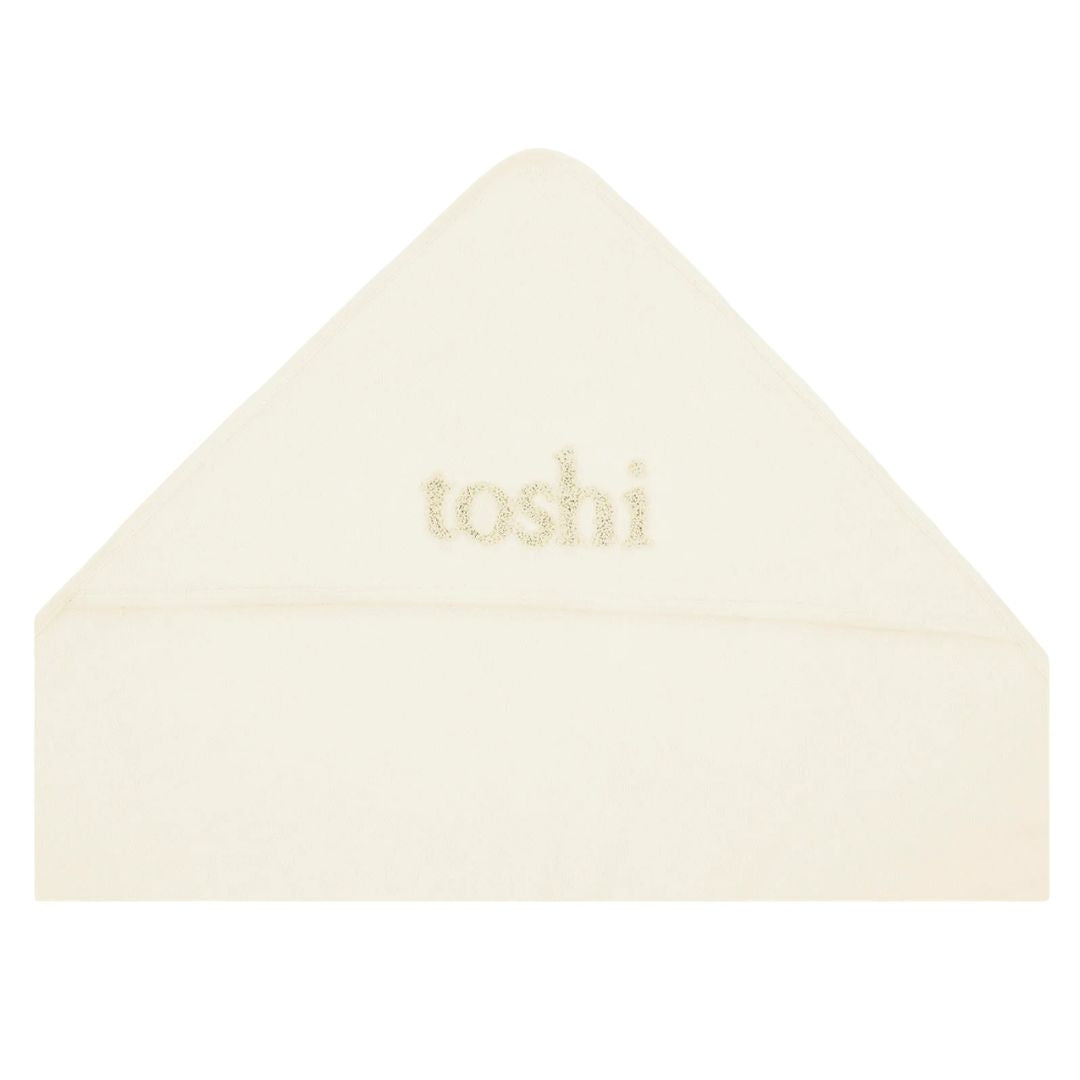 Toshi | Hooded Baby Bath Towel Yummy | Cream