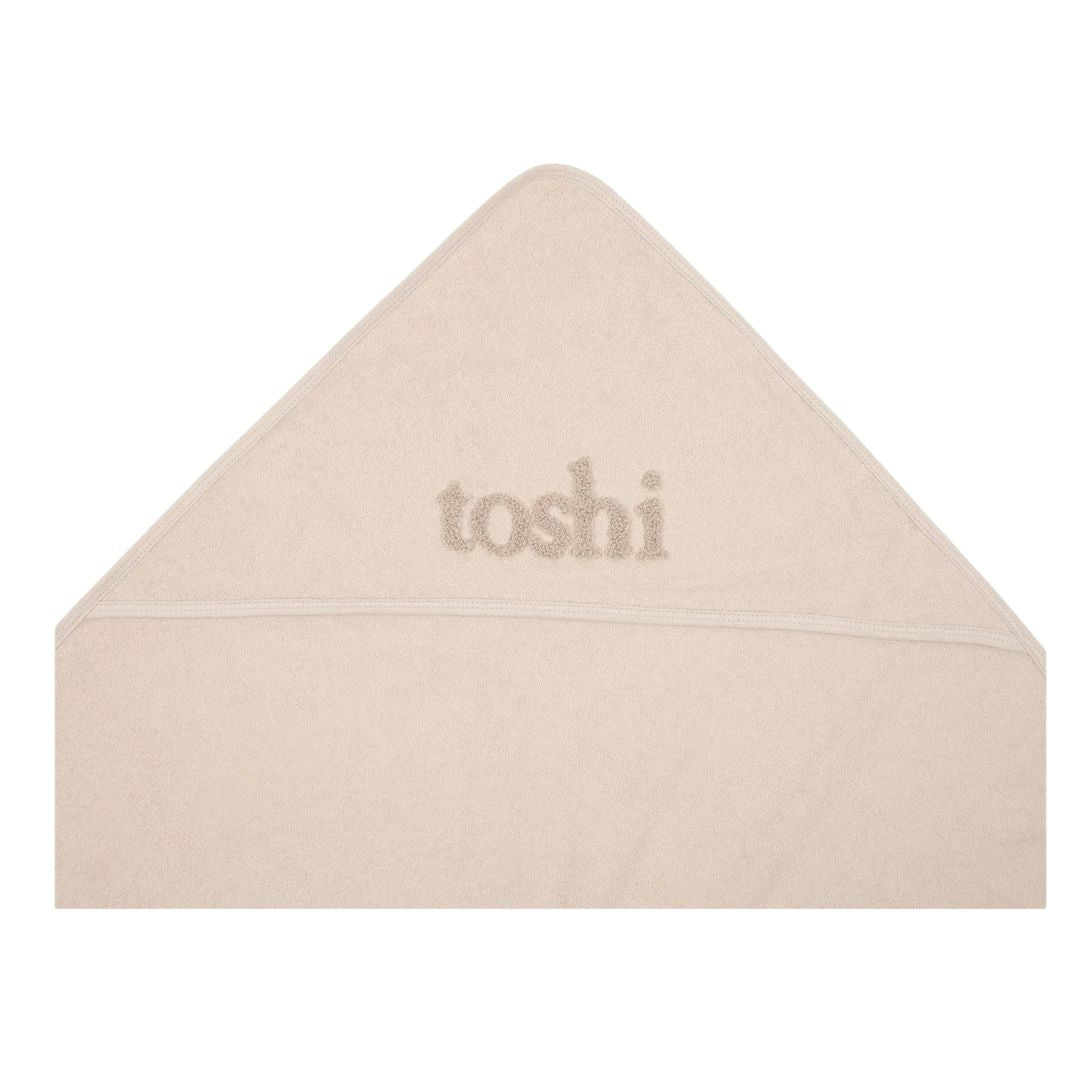 Toshi | Hooded Baby Bath Towel Yummy | Oatmeal