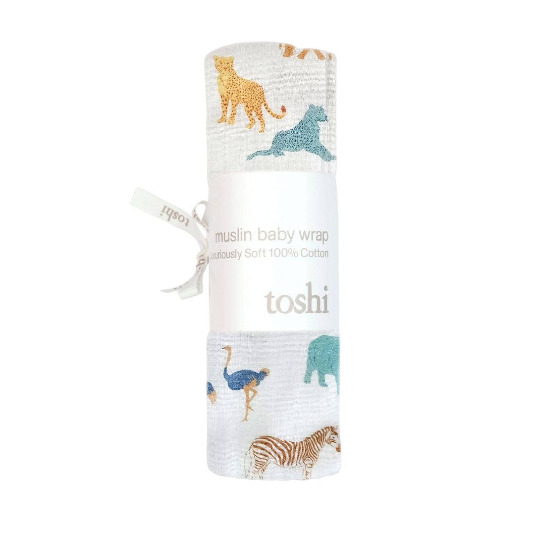 Toshi | Muslin Wrap Down Under | Congo Dawn