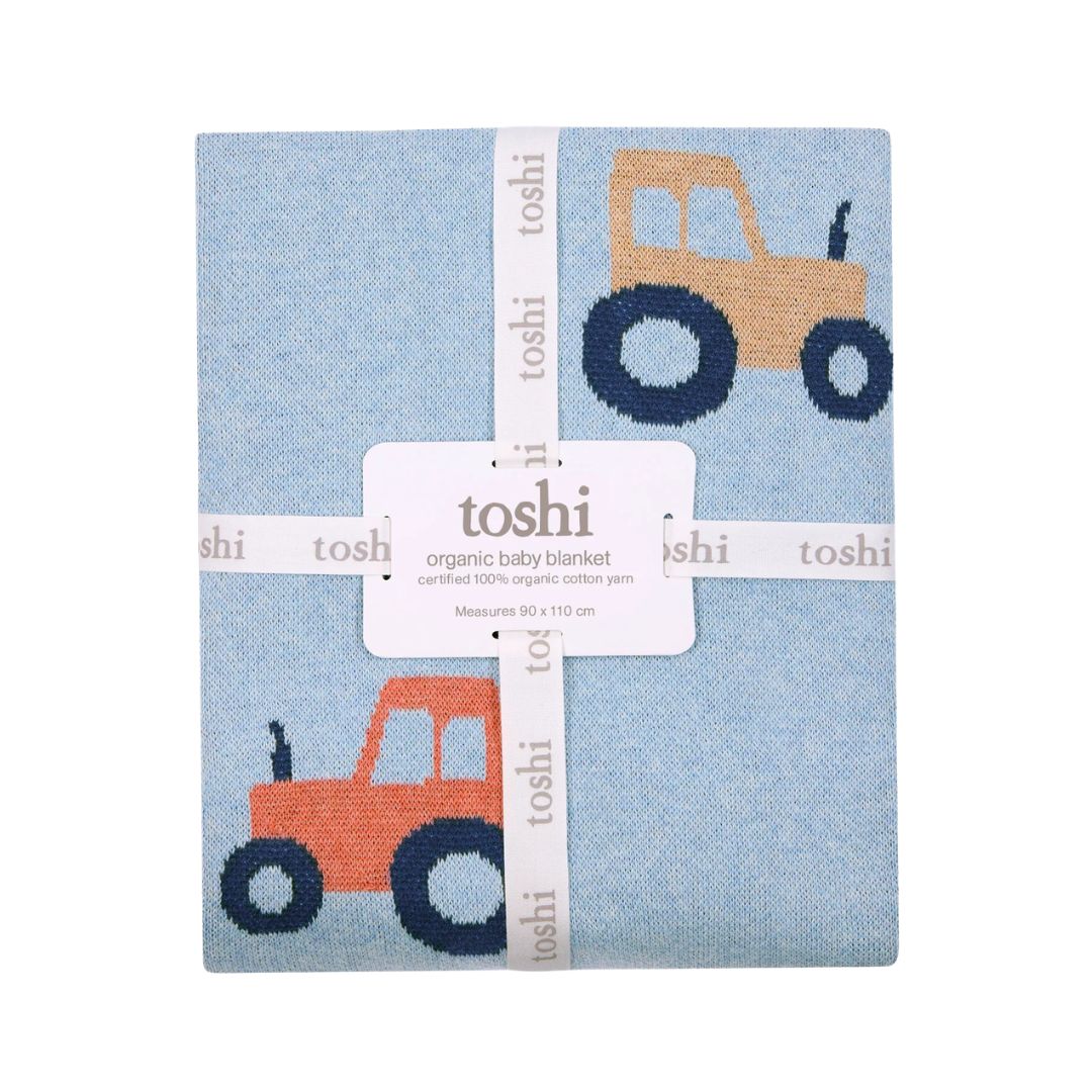 Toshi | Organic Blanket Mystical | Tiny Tractors