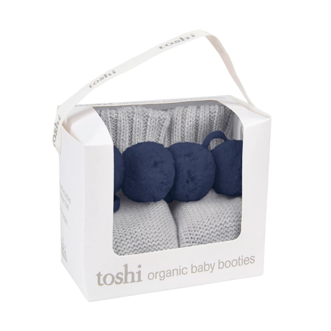Toshi | Organic Booties Bobby | Fog