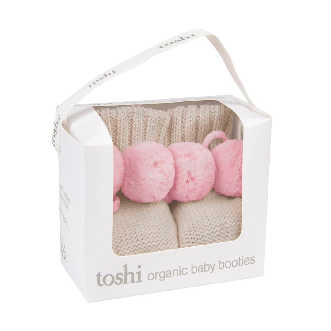 Toshi | Organic Booties Bobby | Oatmeal