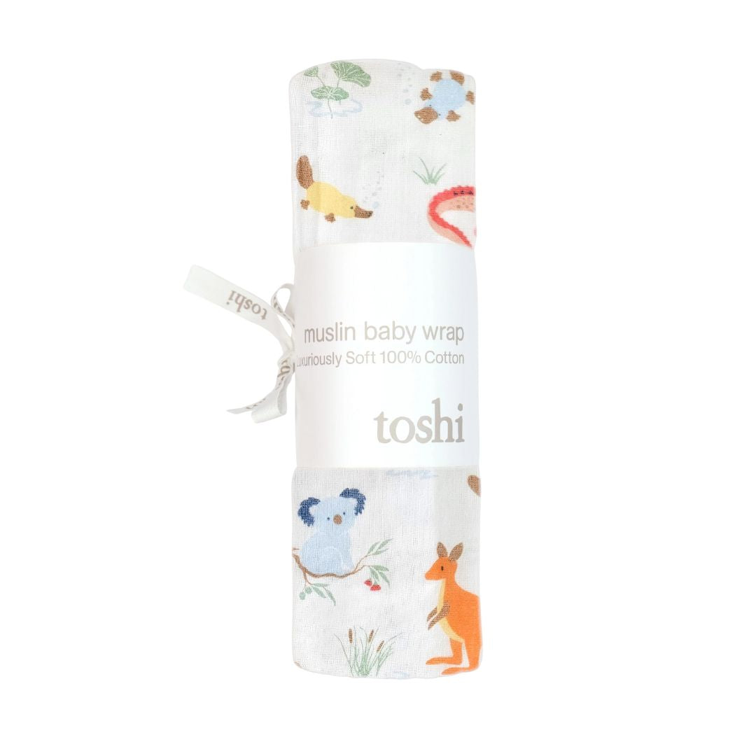 Toshi | Muslin Wrap Down Under | Kakadu Dawn