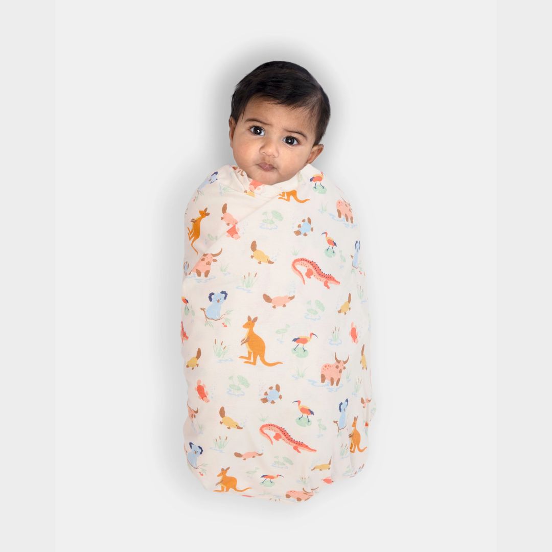 Toshi | Muslin Wrap Down Under | Kakadu Dawn