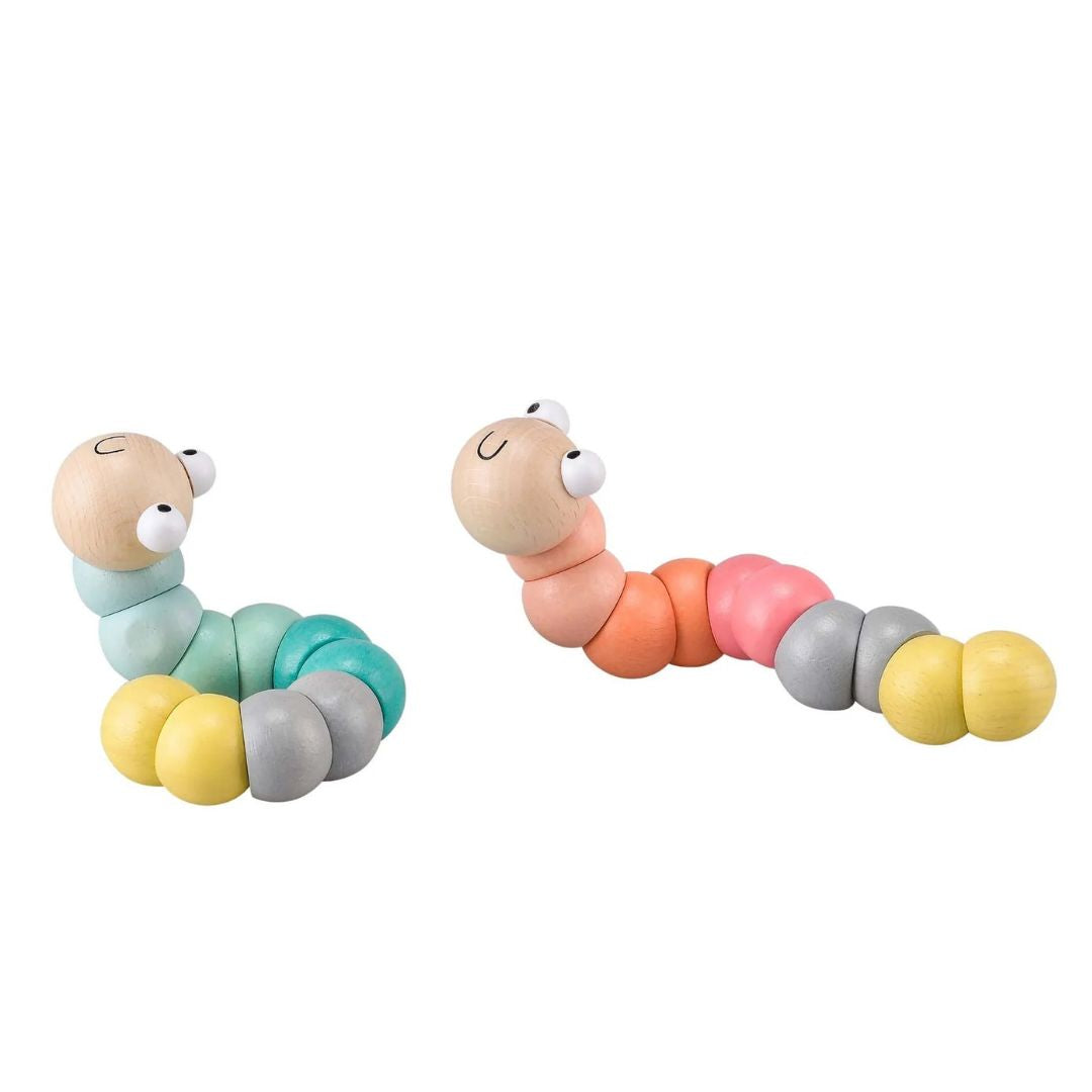 ToysLink | Wooden Jointed Worms