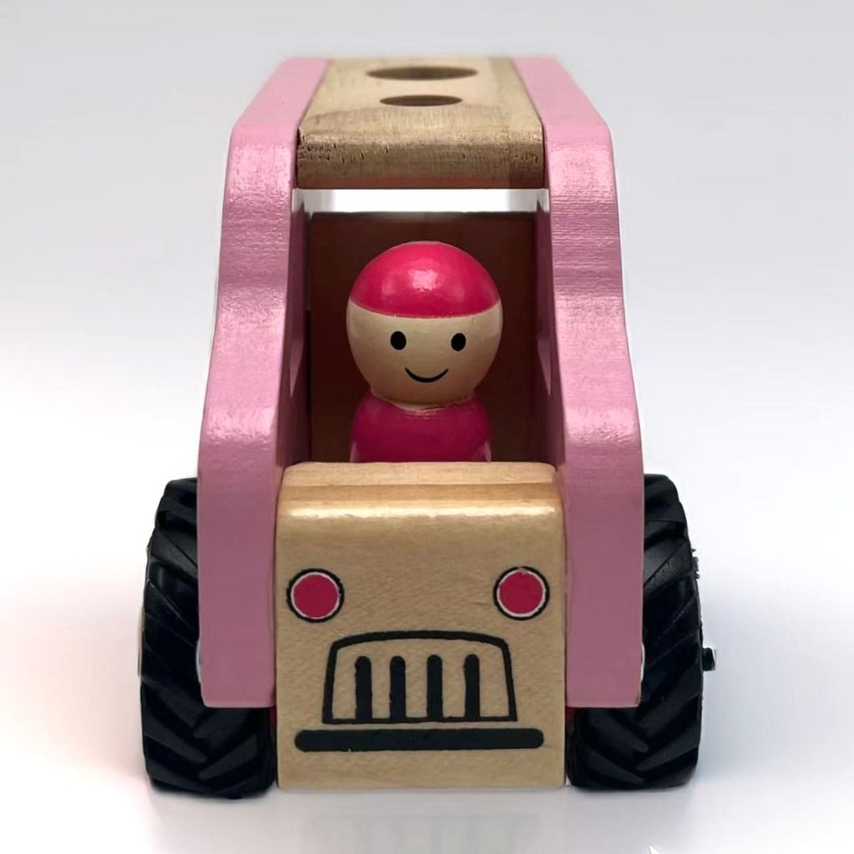 Toyslink Wooden Wheelie Vehicle Ice Cream Truck