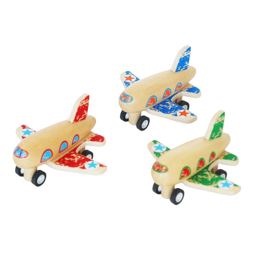 Toyslink | Wooden Pull Back Plane