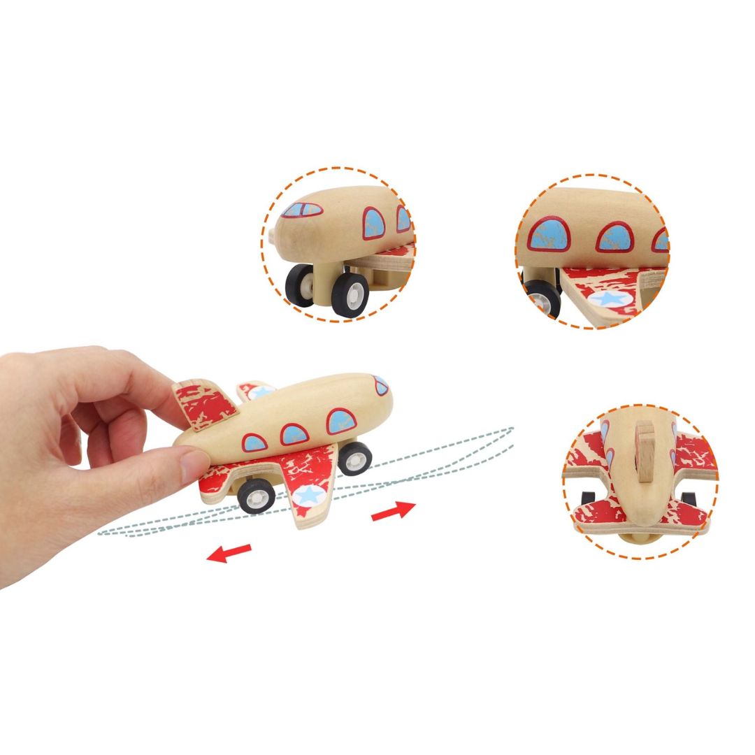 Toyslink | Wooden Pull Back Plane