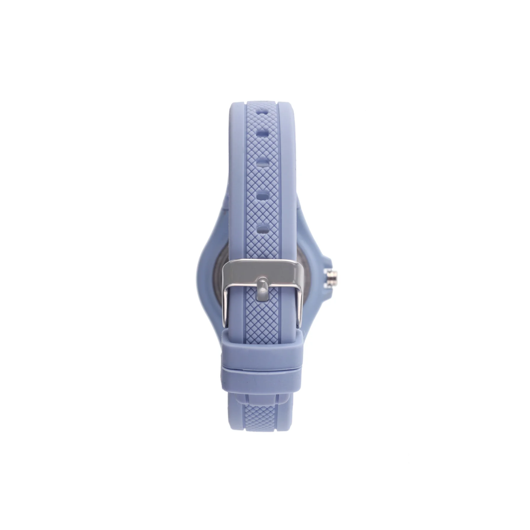Cactus Watch | Waterproof Watch Blue with Rainbow Numbers
