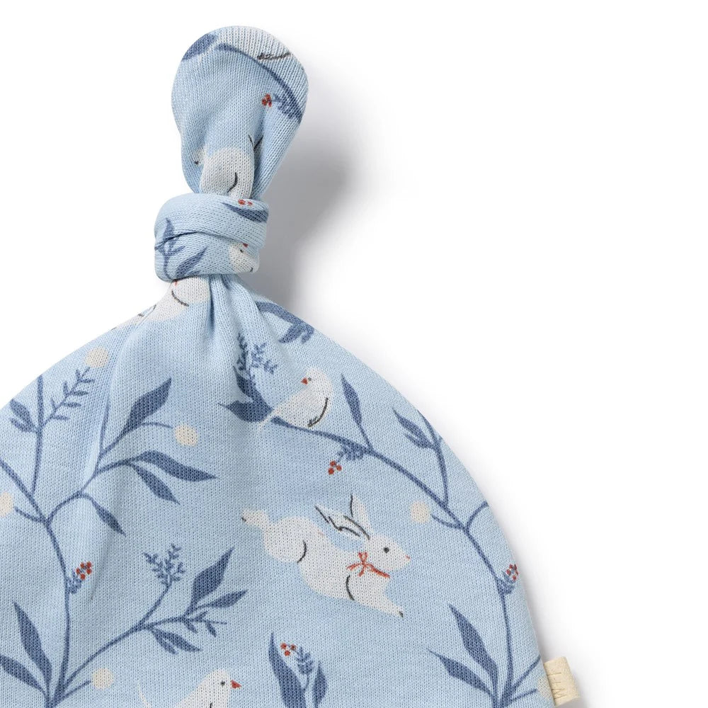 Wilson & Frenchy | Organic Knot Hat | Bunny Whistle