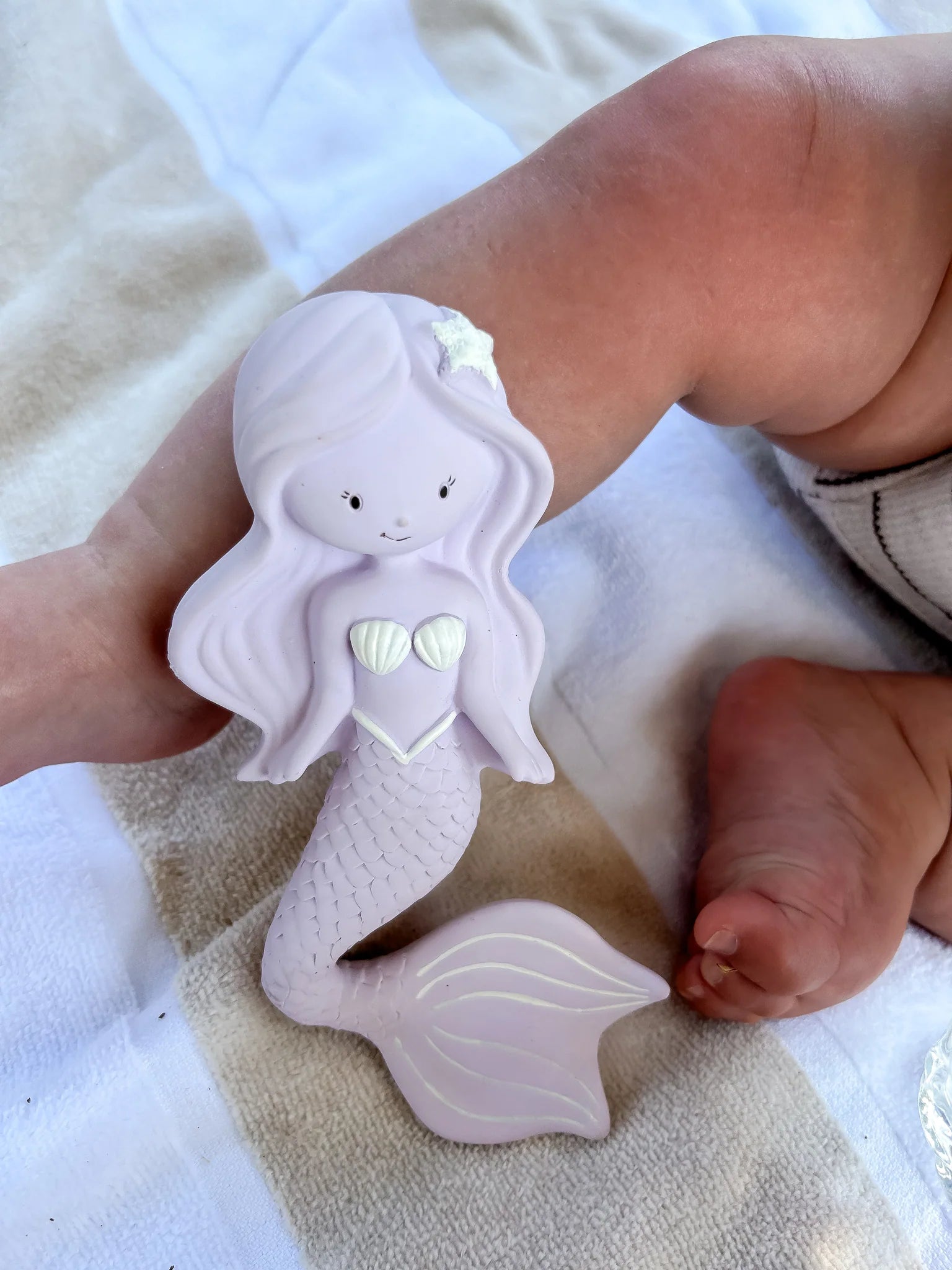 Winnie Parkes | Maeve the Mermaid Teether | Grape/Purple