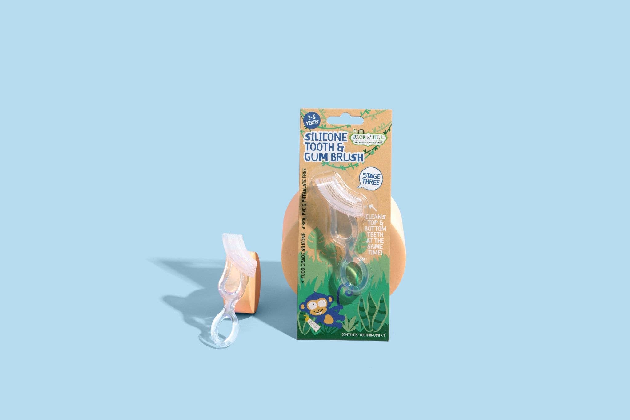 Jack N Jill Silicone Tooth & Gum Brush Stage 3