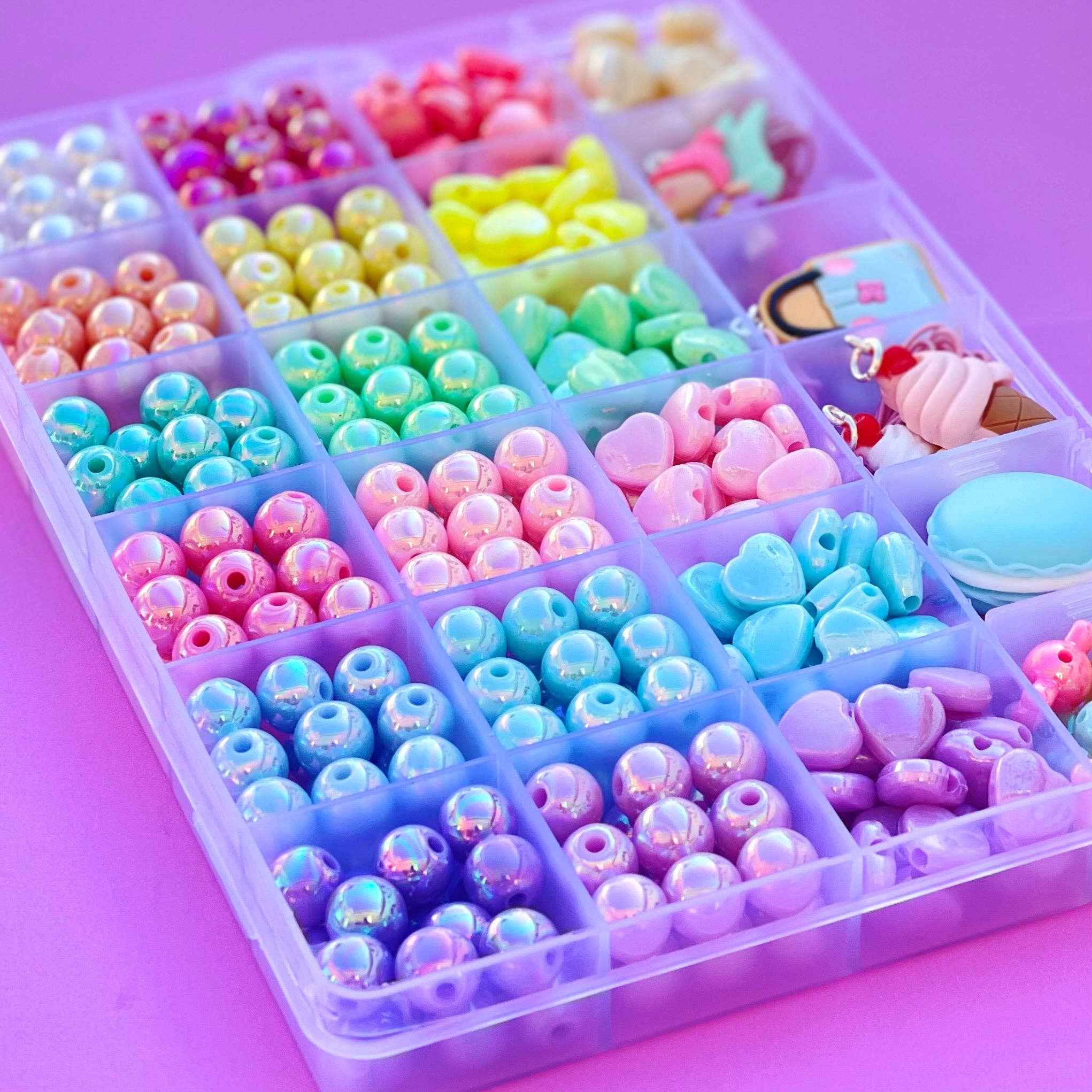 Sweet As Sugar Jewellery - Jewellery Making Kit Large Pastel Pallet