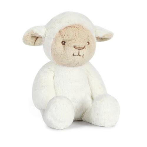 OB Designs Lee Lamb White Soft Toy