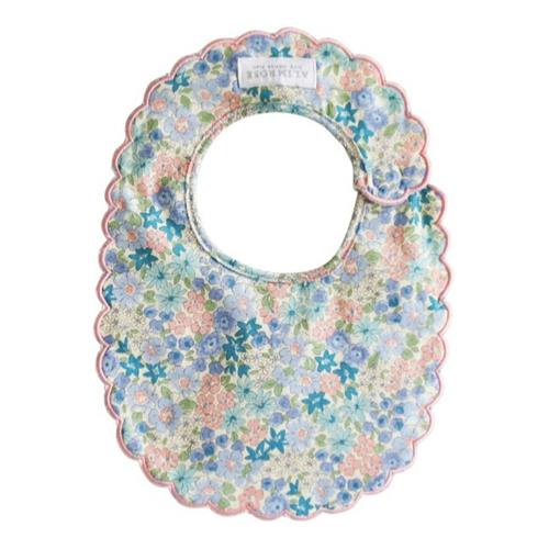 Alimrose Scallop Bib Liberty Blue