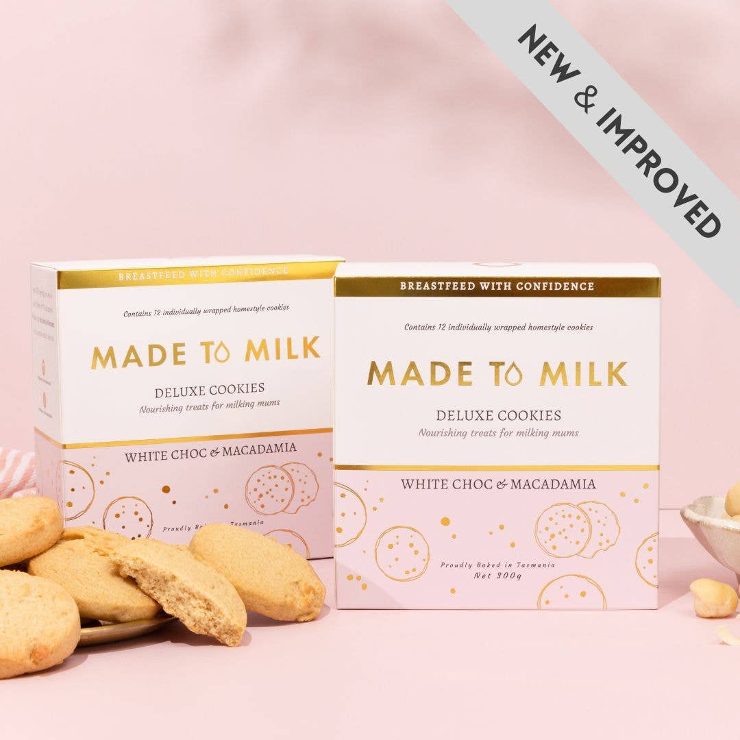 Made to Milk | White Choc & Macadamia Lactation Cookie