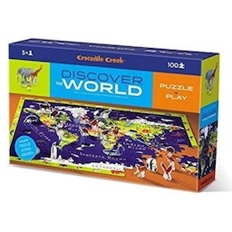 Crocodile Creek Discover The World Animal Puzzle 100 piece