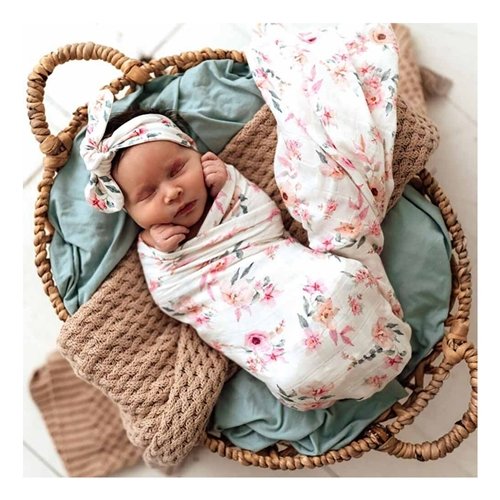 Snuggle Hunny | Organic Muslin Wrap | Camille
