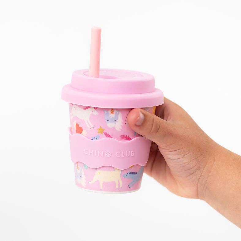 Chino Club - Pink Unicorn Babychino Cup 4oz