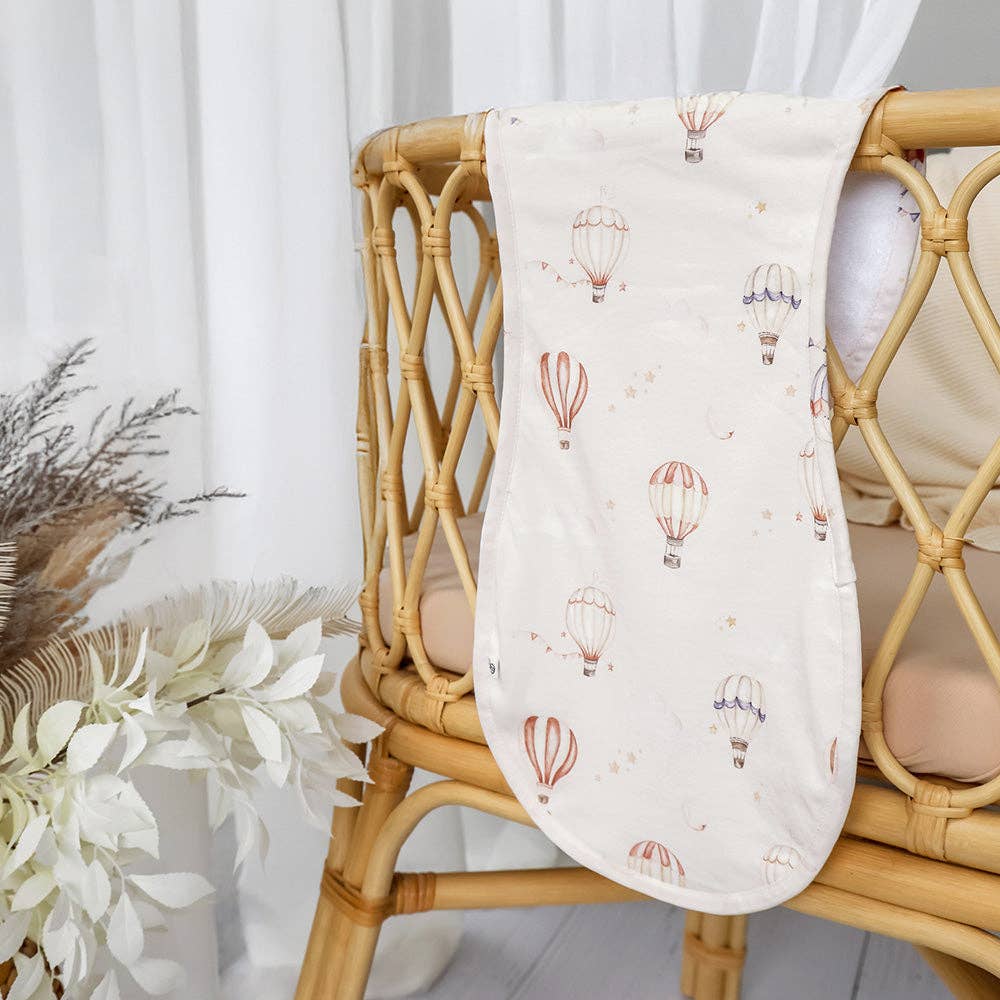 Snuggle Hunny - Up & Away Organic Cotton Burp Cloth