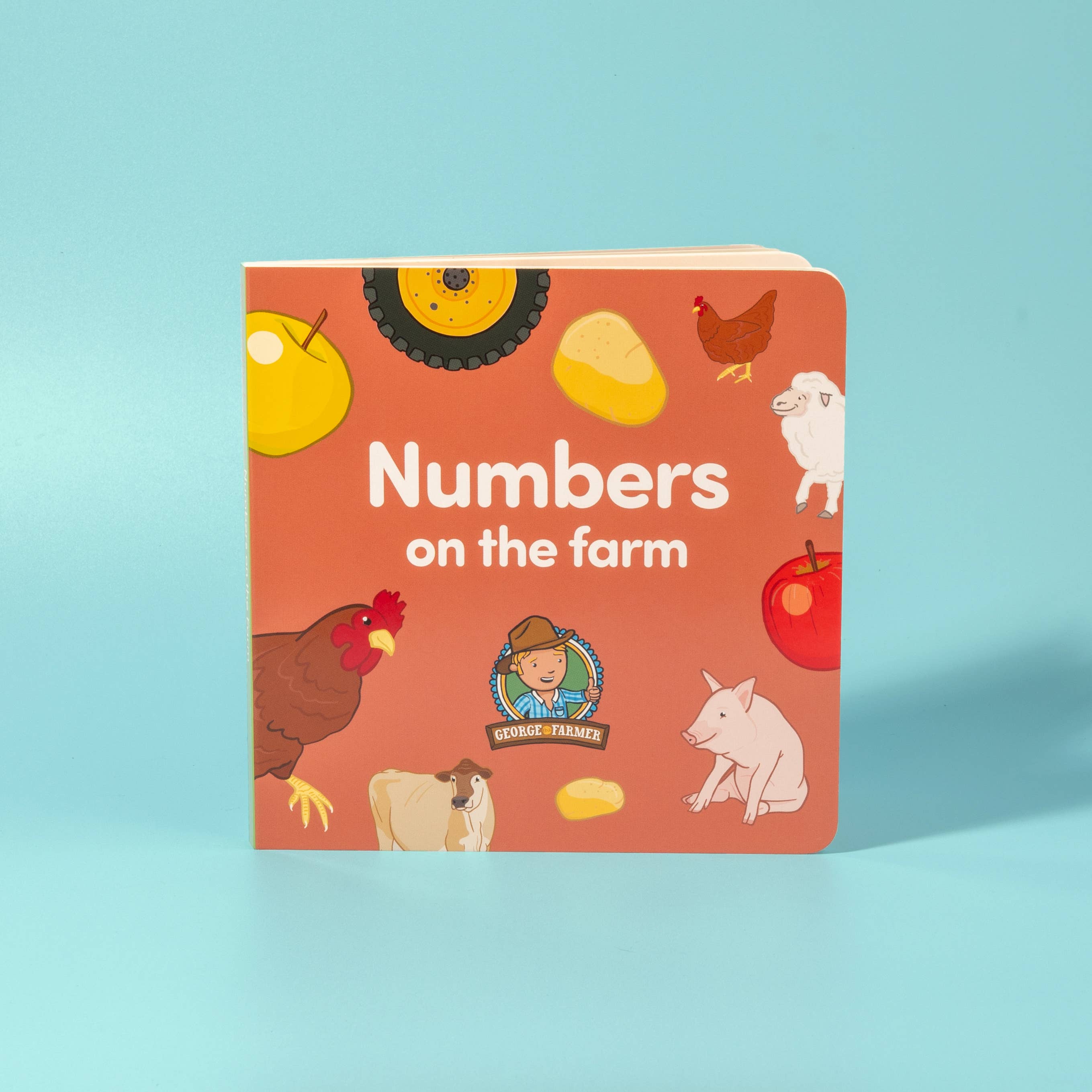 George the Farmer Numbers on the Farm Board Book