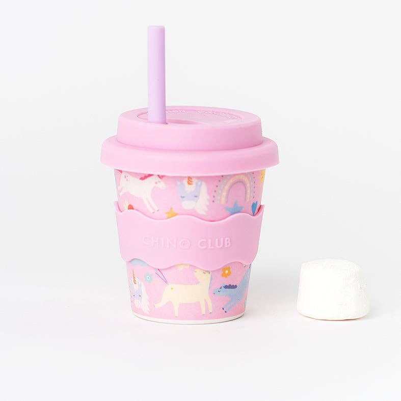 Chino Club - Pink Unicorn Babychino Cup 4oz