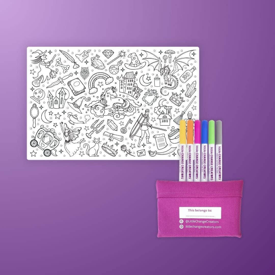 Little Change Creators - MAGIC! Mini Reusable Coloring Kit | Halloween Treat