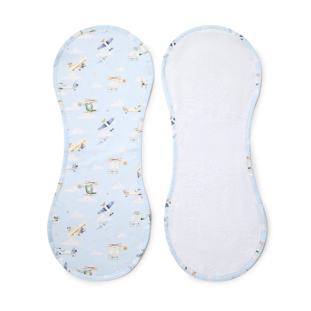 Snuggle Hunny - Taking Flight Organic Cotton Burp Cloth
