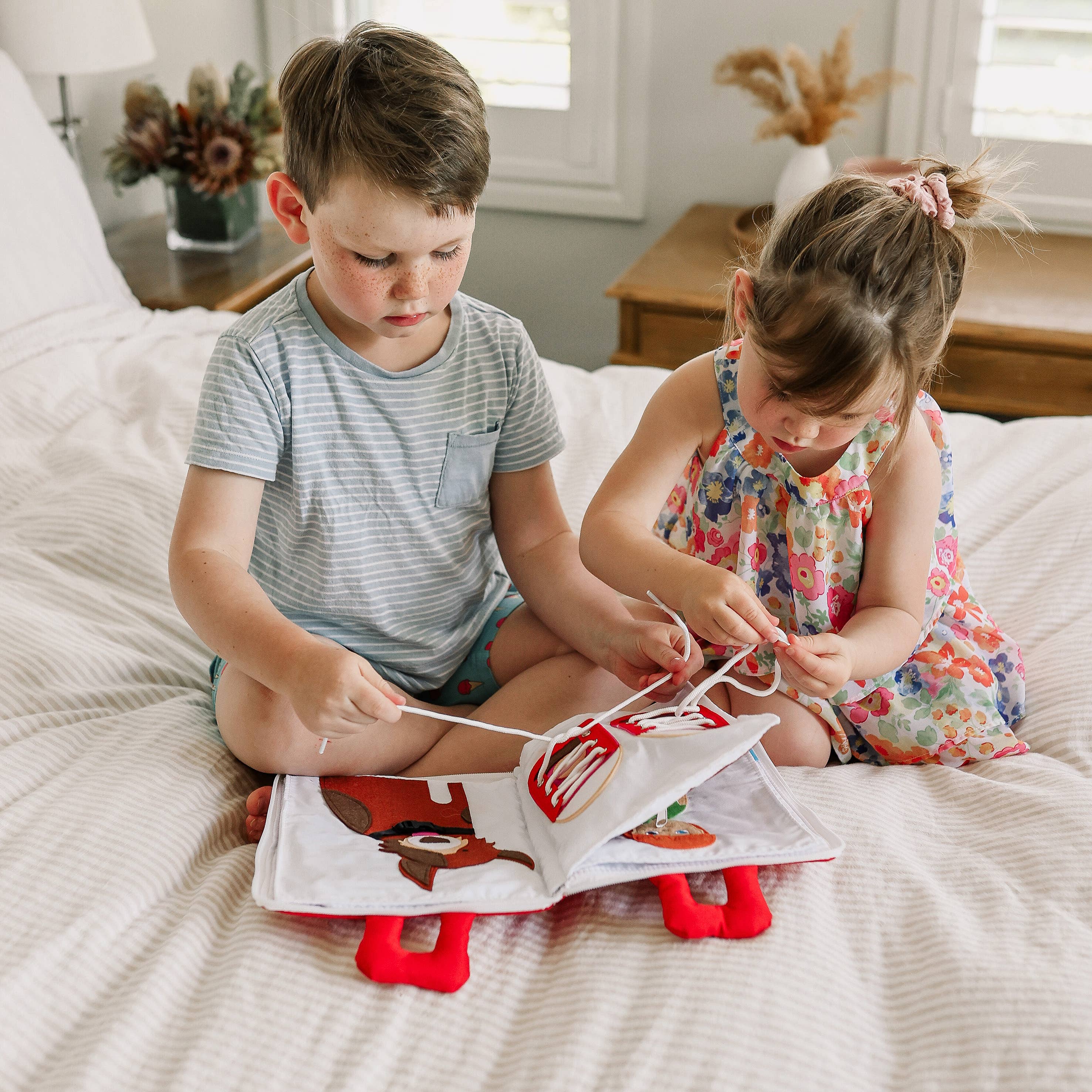 Fabric Activity Book - My Big Day: Red Cover