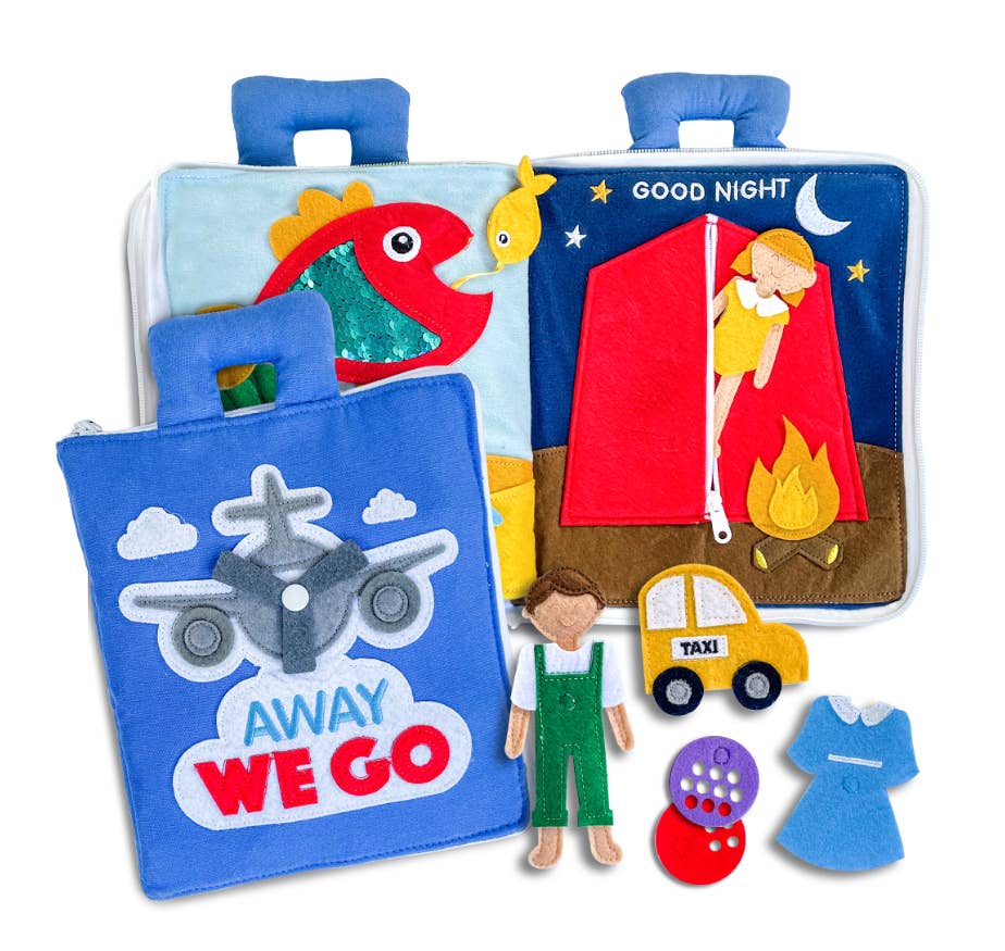 Fabric Activity Book - Away We Go