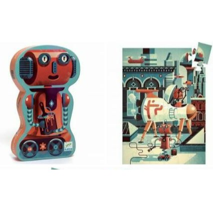 Djeco Bob The Robot 36pc Silhouette Puzzle